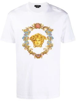 Versace t-shirt à broderies