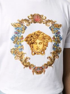 Versace t-shirt à broderies