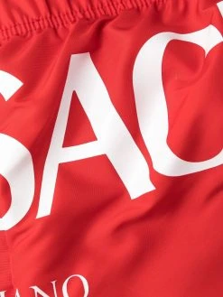 Versace short de bain à logo imprimé