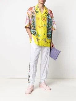 Versace pantalon de jogging à imprimé graphique