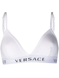 Versace soutien-gorge à bande logo