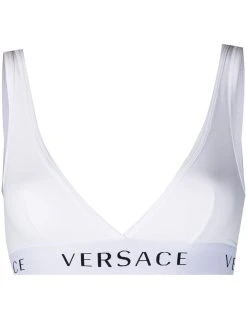 Versace soutien-gorge à bande logo