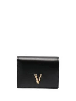Versace portefeuille Virtus en cuir