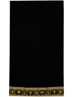 Versace serviette de bain à imprimé baroque