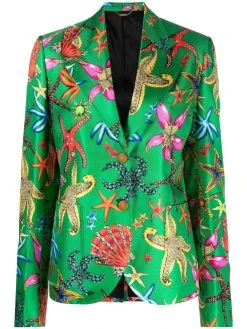 Versace blazer à imprimé Trésor de la Mer