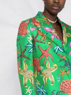 Versace blazer à imprimé Trésor de la Mer