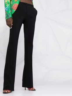 Versace pantalon évasé à découpe