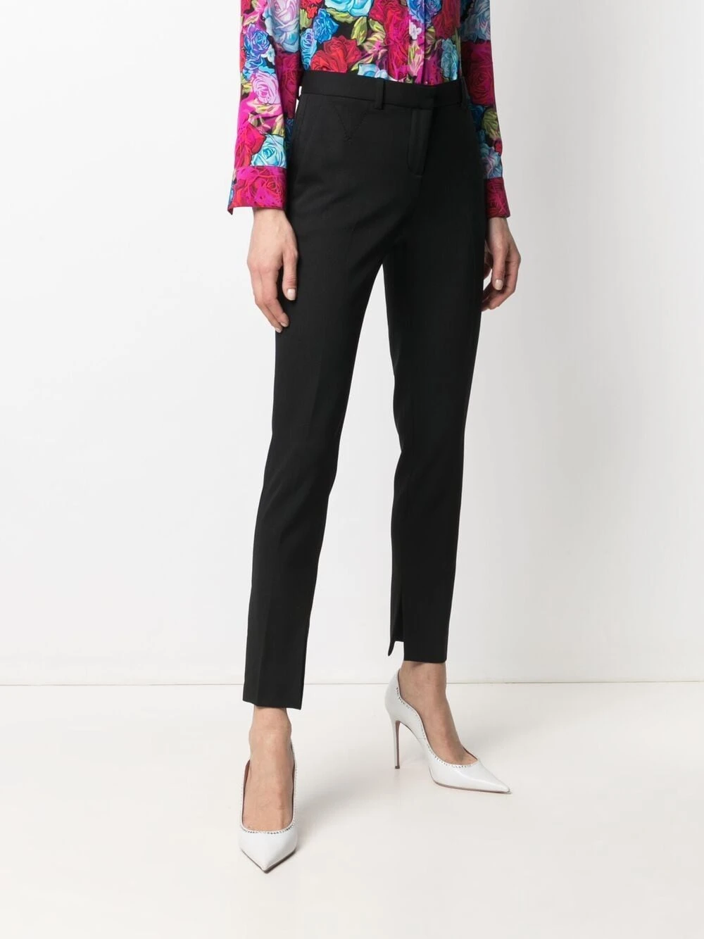 Versace Assurance De l’Authenticité Pantalon court à coupe droite pantalons taille haute femme 5 Versace pantalon court à coupe droite