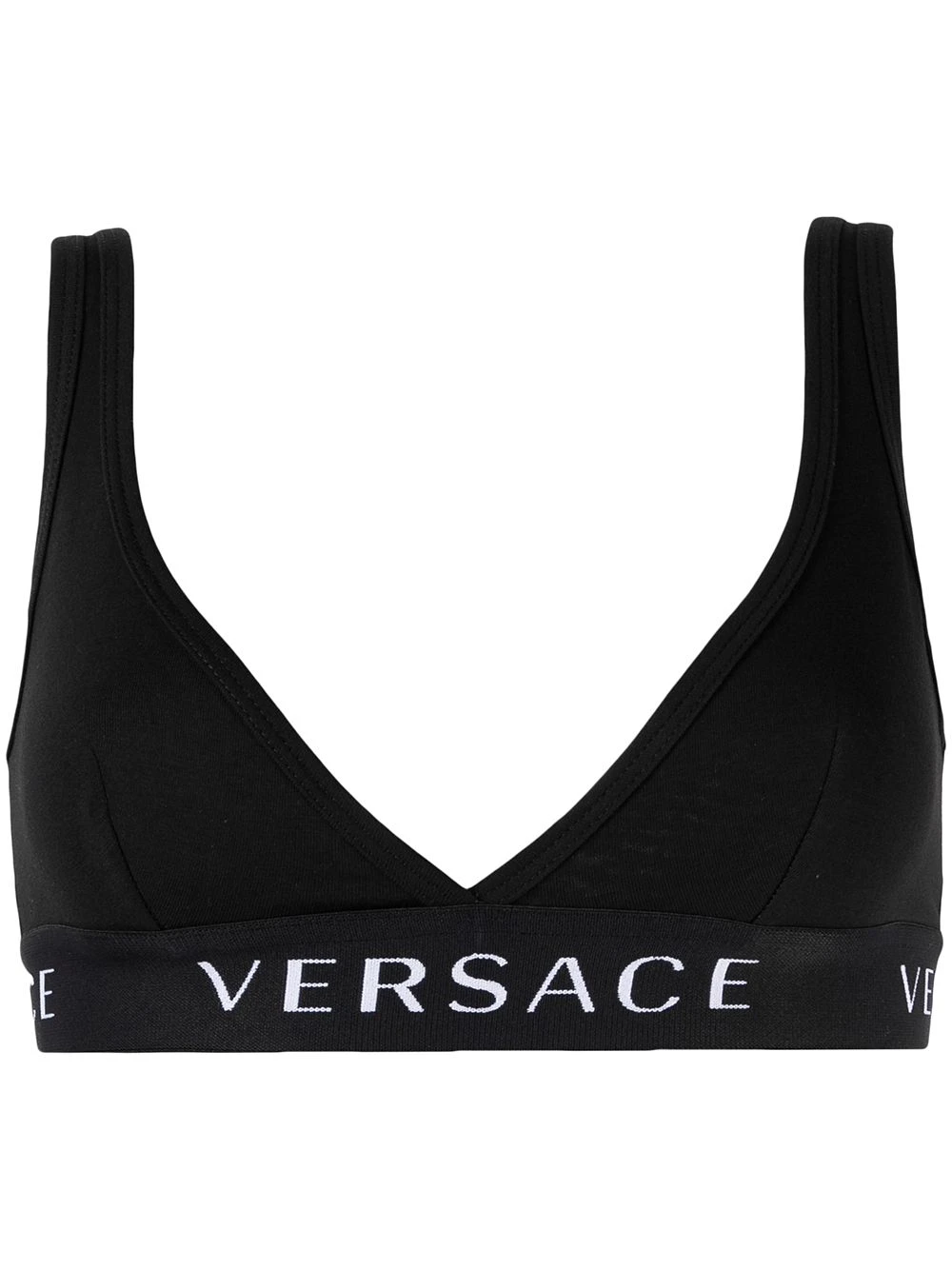 Prix Affortable Versace Soutien gorge à bande logo soutiens-gorge femme 3 Versace soutien-gorge à bande logo