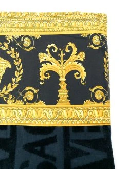 Versace serviette de bain à imprimé baroque