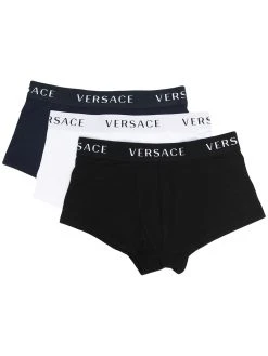 Versace lot de trois boxers à logo