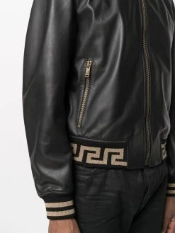 Versace veste bomber à motif Greca