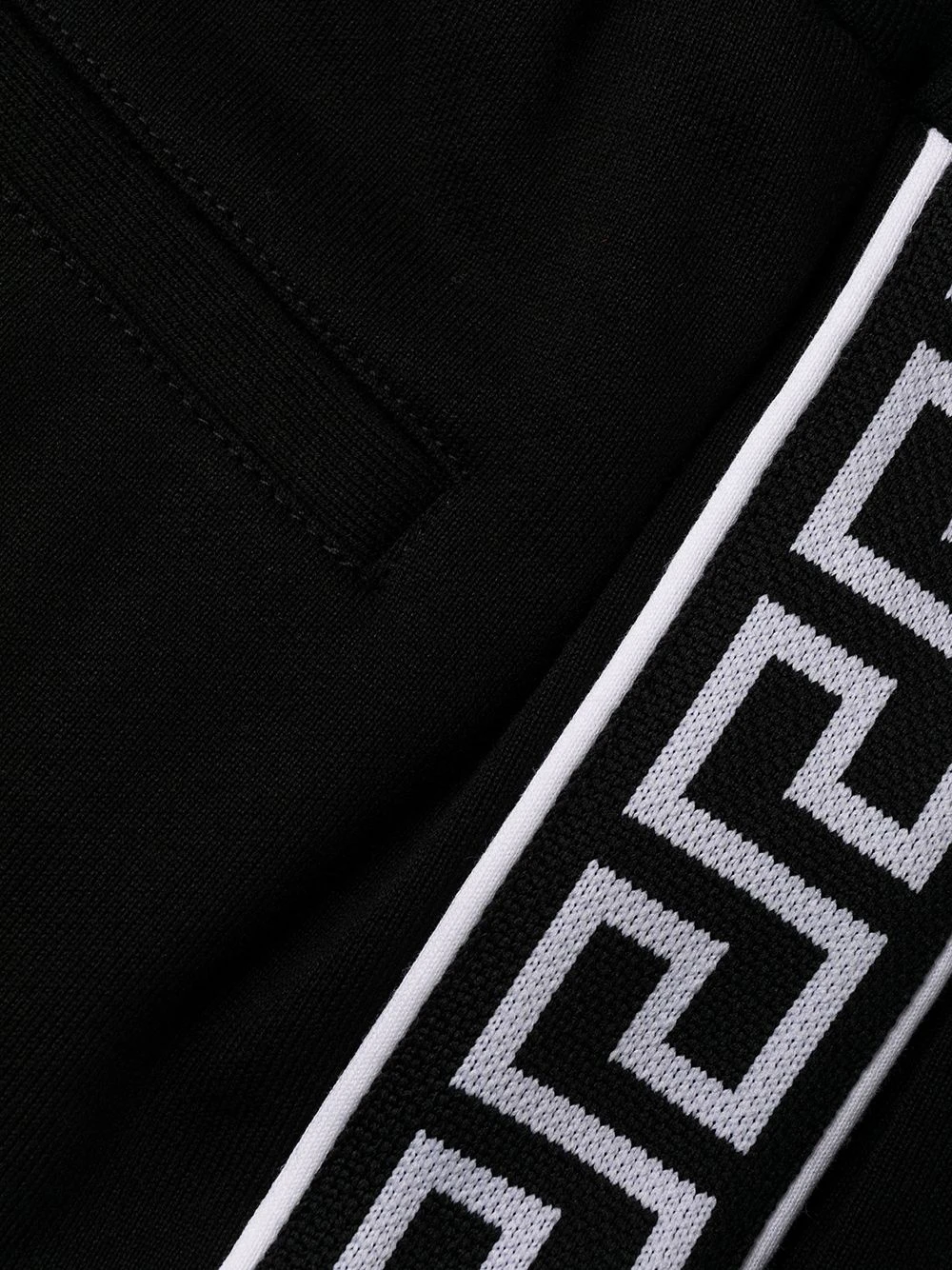 Versace Pantalon de jogging à logo brodé Assurance De l’Authenticité pantalons de survêtement homme 9 Versace pantalon de jogging à logo brodé