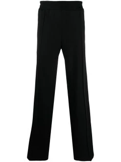 Versace pantalon de jogging à logo brodé