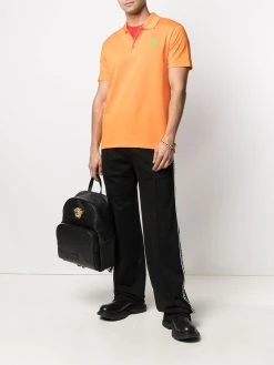 Versace pantalon de jogging à logo brodé