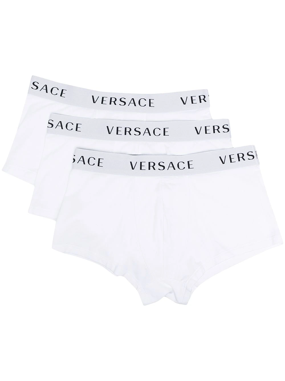 Versace Lot de trois boxers à bande logo Prix Avantageux slips & boxers homme 3 Versace lot de trois boxers à bande logo