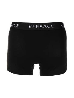 Versace lot de trois boxers à bande logo