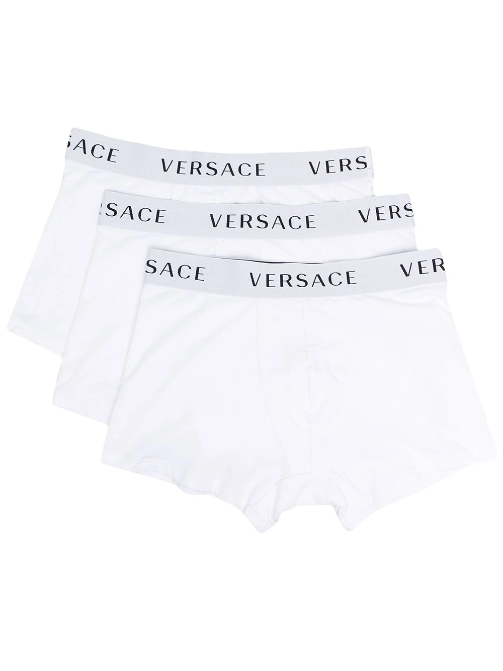 Versace Un Tarif Préférentiel Lot de trois boxers à bande logo slips & boxers homme 3 Versace lot de trois boxers à bande logo