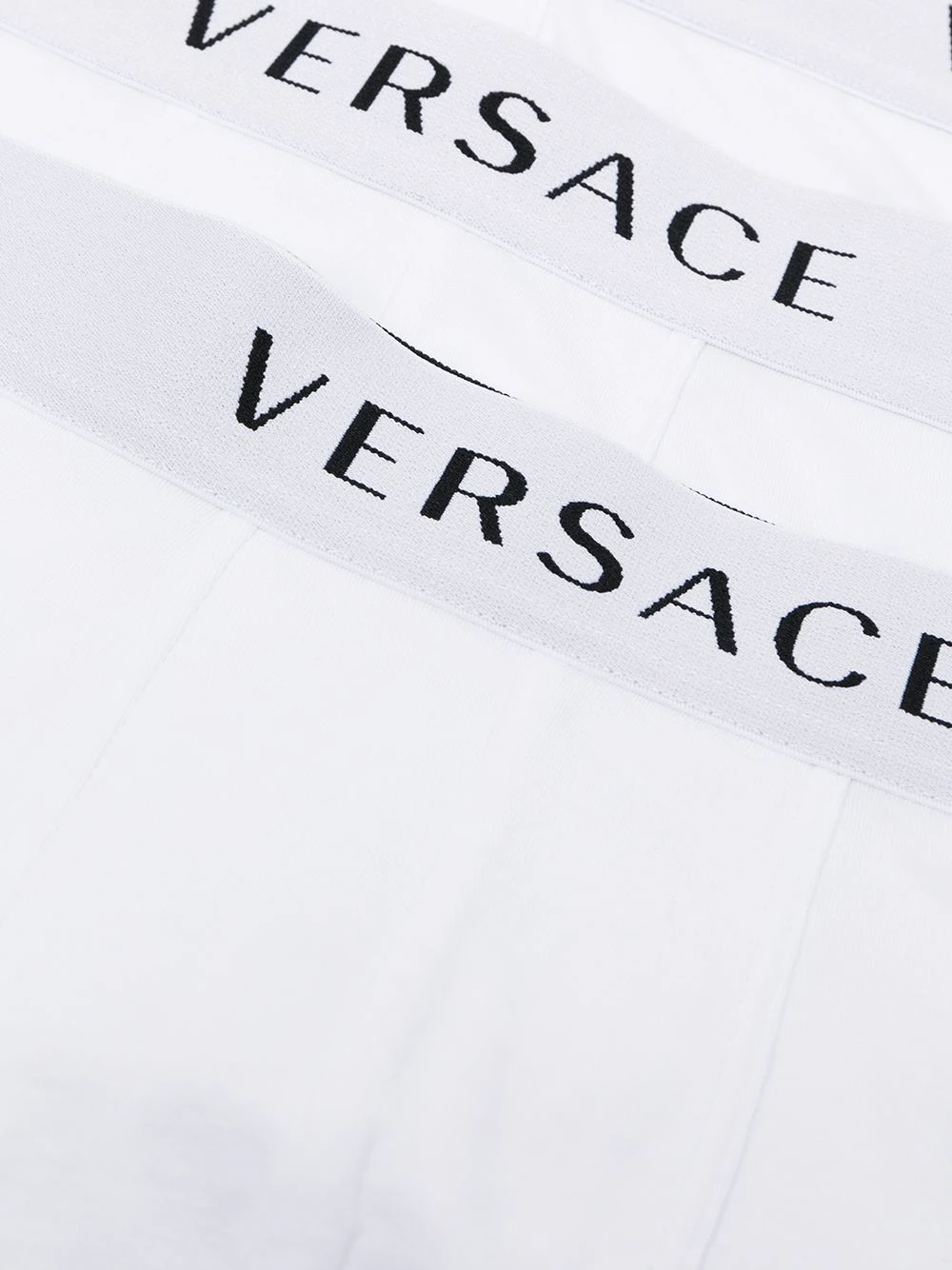 Versace Un Tarif Préférentiel Lot de trois boxers à bande logo slips & boxers homme 6 Versace lot de trois boxers à bande logo