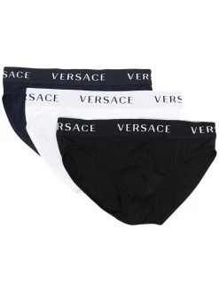 Versace lot de trois boxers à logo