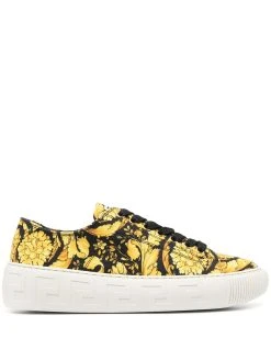 Versace baskets à imprimé La Greca Baroque