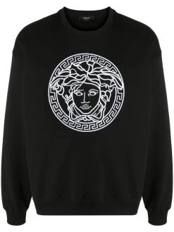 Versace sweat à broderies Medusa