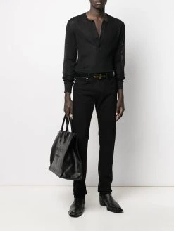 Versace jean slim à motif Medusa