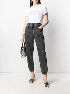 Versace t-shirt à logo imprimé