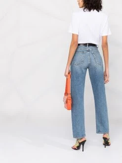 Versace t-shirt à logo imprimé