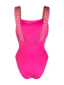 Versace maillot de bain à motif Greca