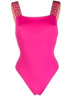 Versace maillot de bain à motif Greca