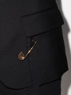 Prix Cassé Versace Blazer à détail d'épingle blazers femme 10 Versace blazer à détail d'épingle