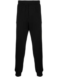 Versace pantalon de jogging à patch logo