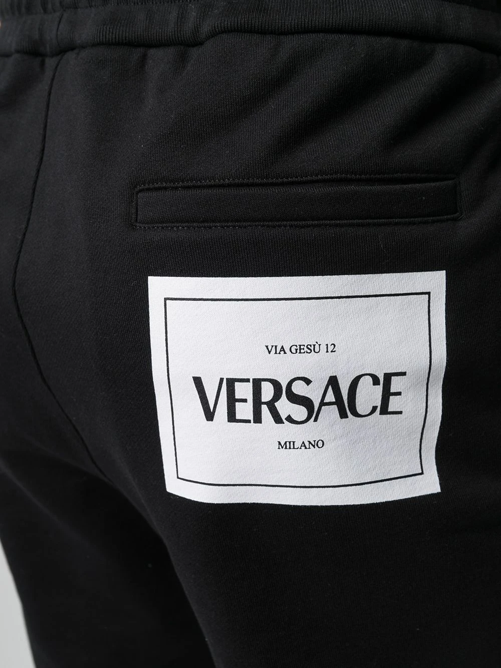 Prix d’Amis Versace Pantalon de jogging à patch logo pantalons de survêtement homme 7 Versace pantalon de jogging à patch logo