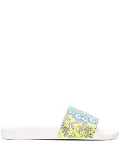 Versace claquettes à motif Medusa