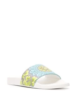 Versace claquettes à motif Medusa