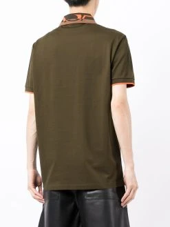 Versace polo à logo brodé