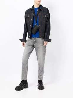 Versace portefeuille zippé à plaque Medusa