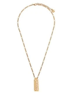 Versace collier à pendentif logo