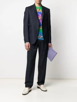 Versace pantalon de jogging à logo brodé