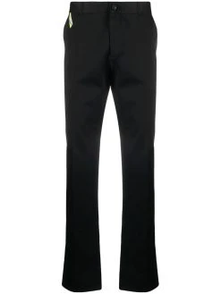 Versace pantalon chino en gabardine