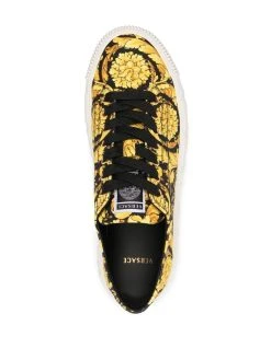 Versace baskets à imprimé Greca Barocco