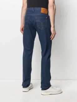 Versace jean droit à patch logo