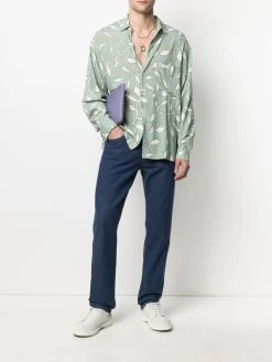 Versace jean droit à patch logo