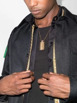 Versace collier à pendentif logo