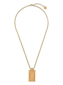Versace collier à pendentif logo