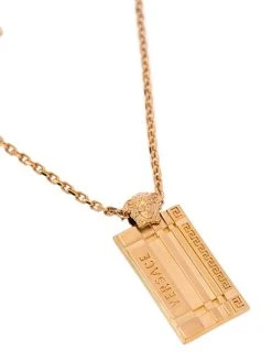 Versace collier à pendentif logo