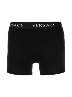 Versace Prix Usine Lot de trois boxers à ceinture à logo chaussettes homme 8 Versace lot de trois boxers à ceinture à logo