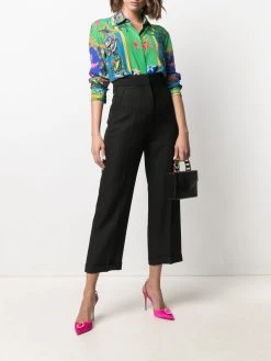 Versace chemise à imprimé animalier