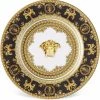 Versace assiette Baroque Nero (18 cm)